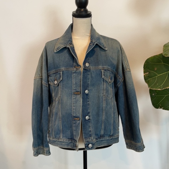 MM6 Maison Martin Margiela Jackets & Blazers - Maison Margiela blue denim oversized jean jacket